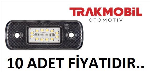 YAN İŞARET LAMBA 12 LEDLİ  (10 ADET) Beyaz