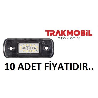 YAN İŞARET LAMBA 12 LEDLİ  (10 ADET) Beyaz