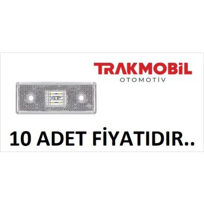 YAN İŞARET LAMBA 4 LEDLİ (SIDE MARKER) (10 ADET) Beyaz