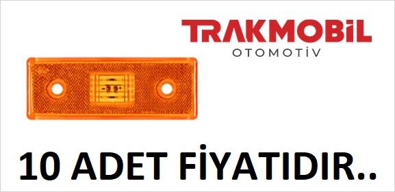 YAN İŞARET LAMBA 4 LEDLİ (SIDE MARKER) (10 ADET) Sarı
