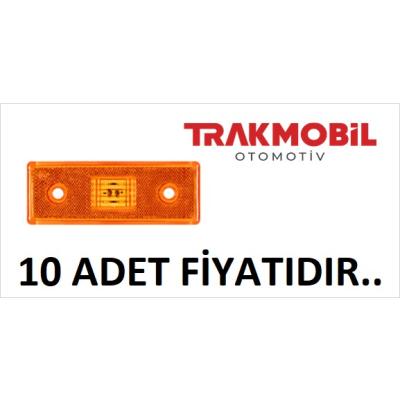 YAN İŞARET LAMBA 4 LEDLİ (SIDE MARKER) (10 ADET) Sarı