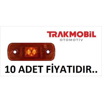 YAN İŞARET LAMBA 6 LEDLİ (10 ADET) Sarı