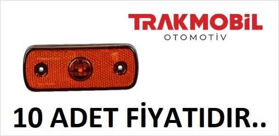 YAN İŞARET LAMBA TEK LEDLİ (10 ADET) Sarı