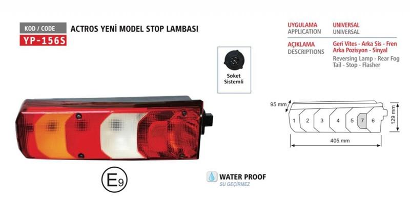 YP AROCS STOP LAMBA SOKETLİ