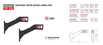 YP KRONE TİP BOYNUZ LAMBA UZUN