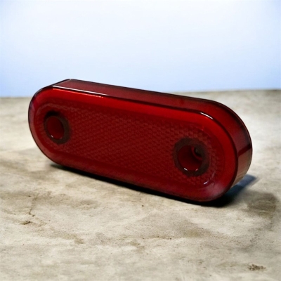 ZER OVAL NEON SIDE MARKER KIRMIZI